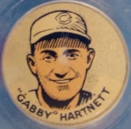 1930 Cracker Jack Pins Gabby Hartnett # Baseball Card
