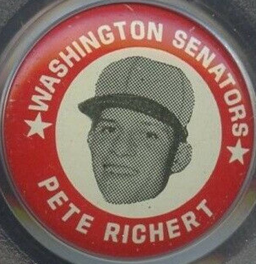 1969 MLBPA Pins Pete Richert # Baseball Card