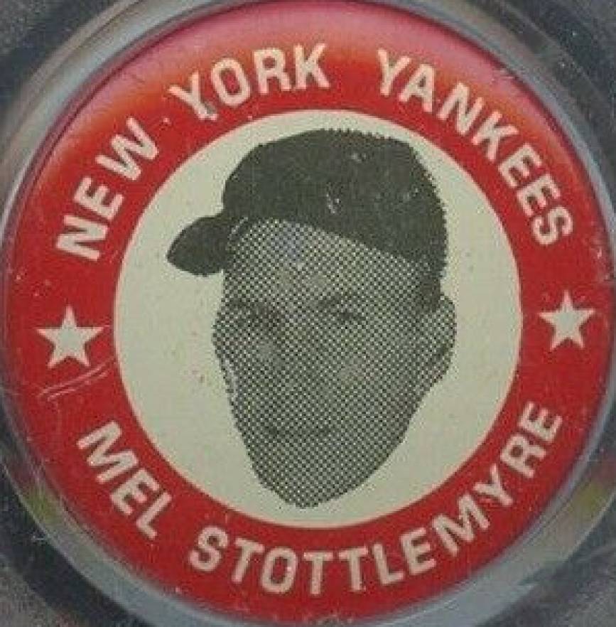 1969 MLBPA Pins Mel Stottlemyre # Baseball Card