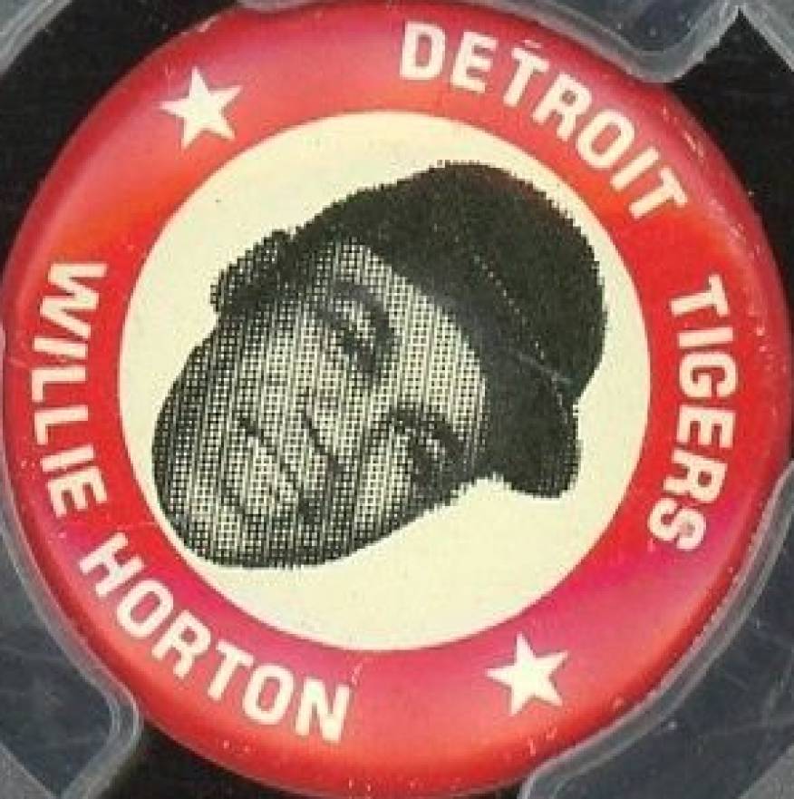 1969 MLBPA Pins Willie Horton # Baseball Card