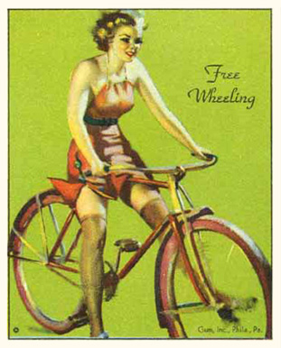1944 American Beauties Free wheeling #10 Non-Sports Card