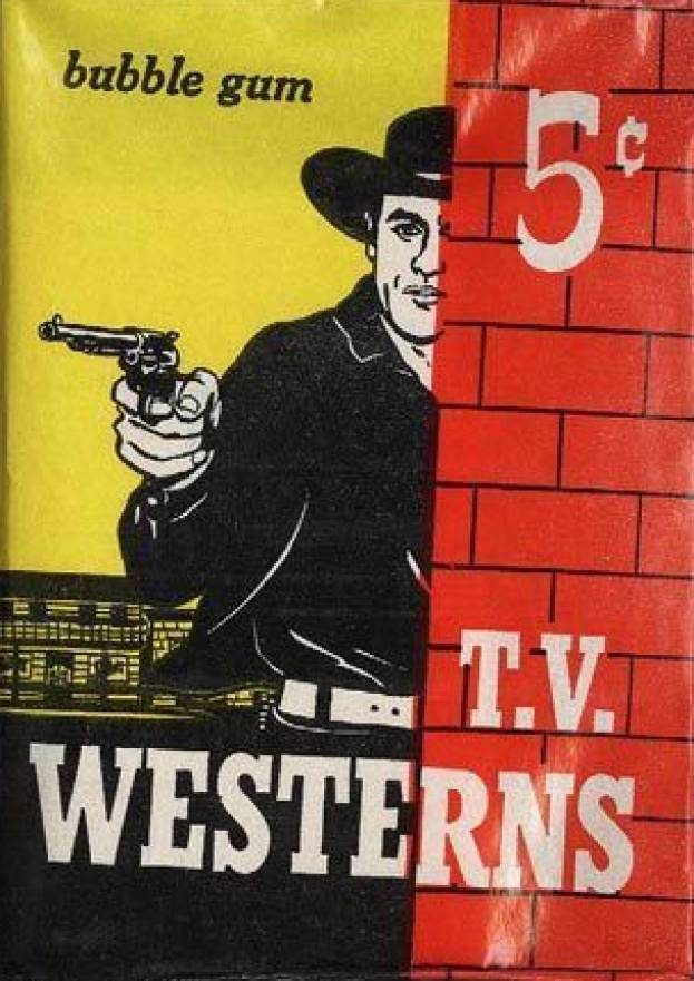 1958 T.V. Westerns Wax Pack #WP Non-Sports Card