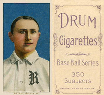 1909 White Borders Drum 350 Batch, Rochester #23 Baseball Card