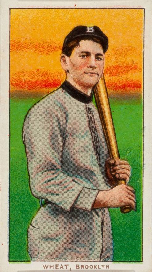 1909 White Borders Cycle 460 Wheat, Brooklyn #503 Baseball Card