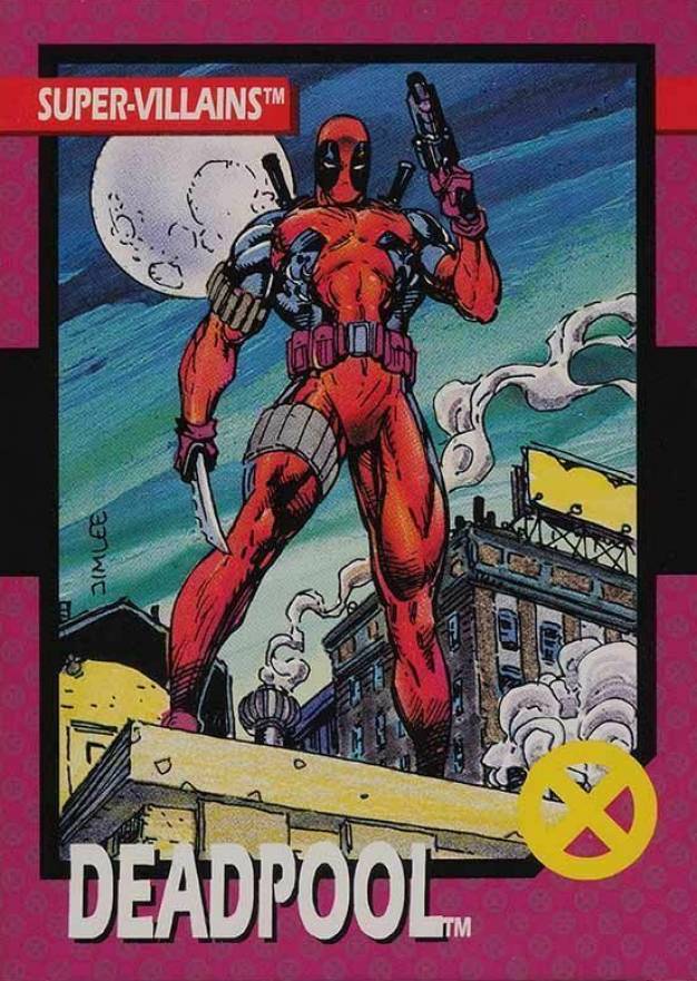 1992 Impel X-Men Series 1 Deadpool #43 Non-Sports Card