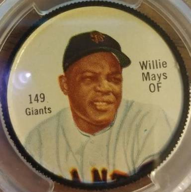 1962 Shirriff Coins Willie Mays #149 Baseball Card