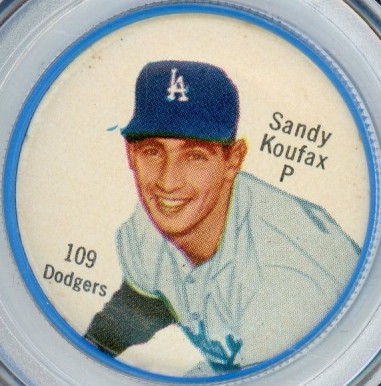 1962 Shirriff Coins Sandy Koufax #109 Baseball Card
