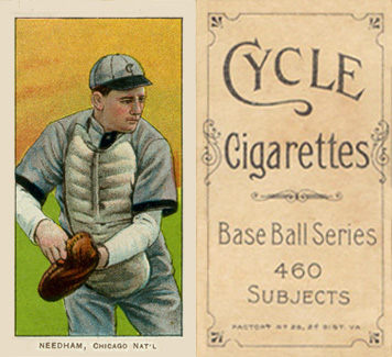 1909 White Borders Cycle 460 Needham, Chicago Nat'L #357 Baseball Card