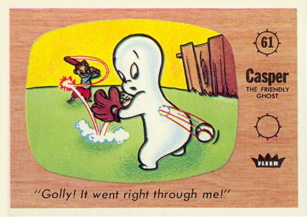 1960 Fleer Casper Golly! It went right... #61 Non-Sports Card