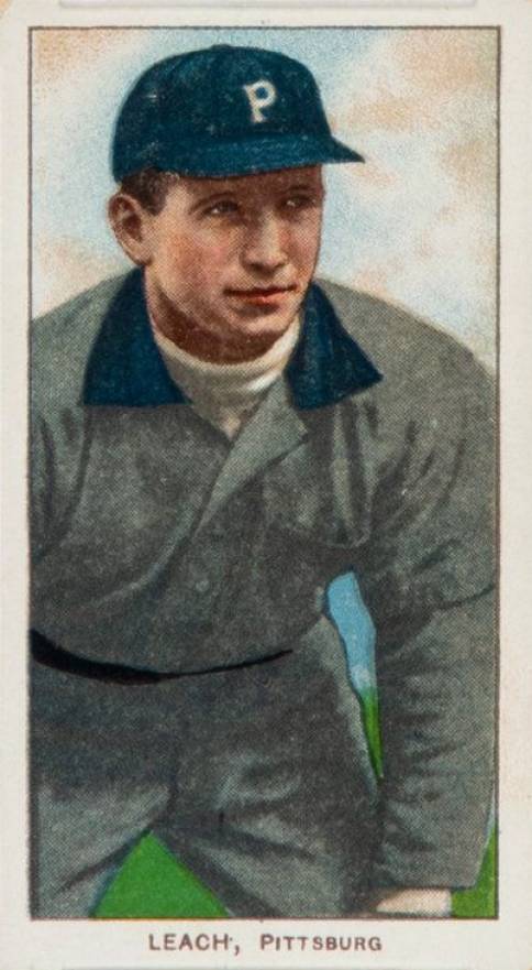 1909 White Borders Cycle 460 Leach, Pittsburgh #279 Baseball Card
