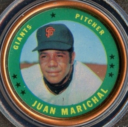 1971 Topps Coins Juan Marichal #125 Baseball Card
