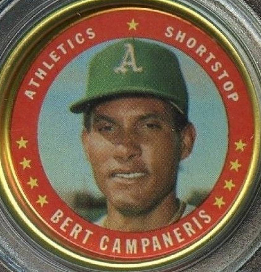 1971 Topps Coins Bert Campaneris #64 Baseball Card