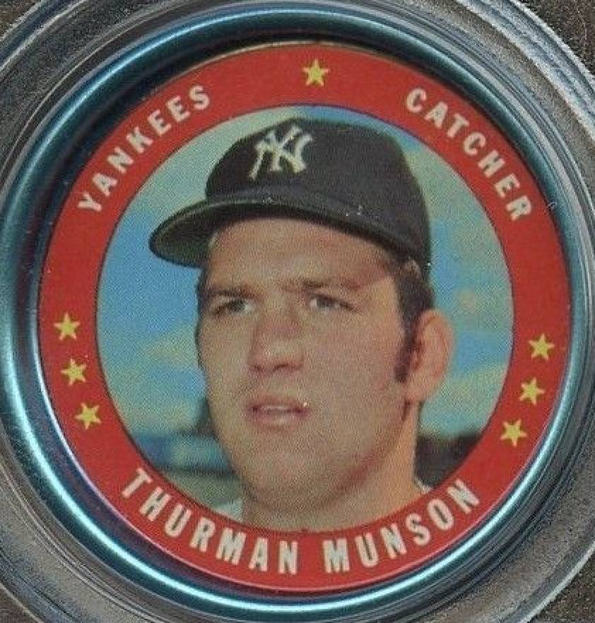 1971 Topps Coins Thurman Munson #118 Baseball Card