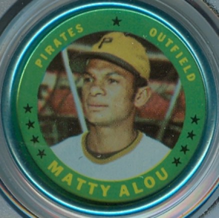 1971 Topps Coins Matty Alou #47 Baseball Card