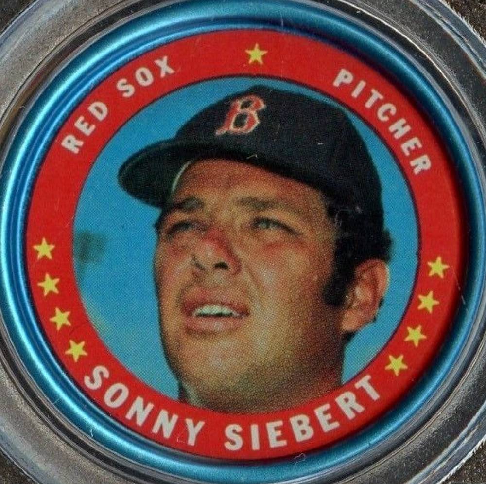 1971 Topps Coins Sonny Siebert #122 Baseball Card