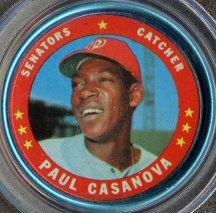 1971 Topps Coins Paul Casanova #146 Baseball Card