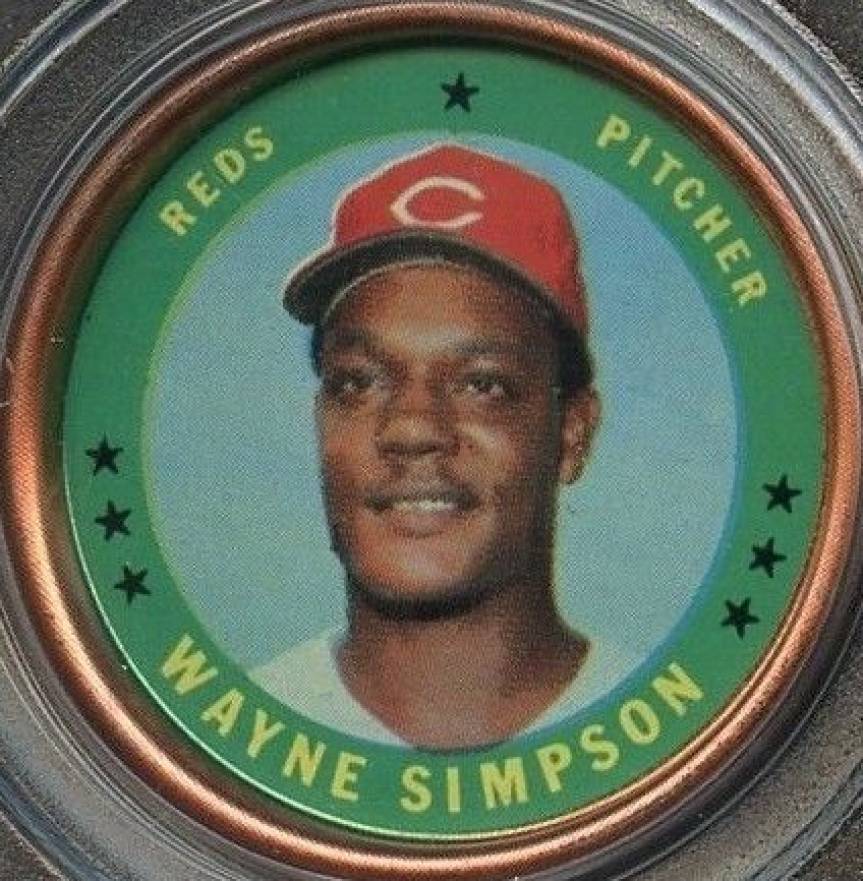 1971 Topps Coins Wayne Simpson #53 Baseball Card