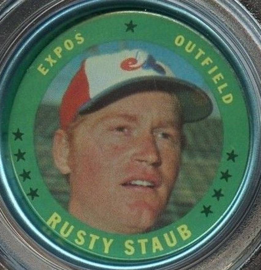 1971 Topps Coins Rusty Staub #111 Baseball Card