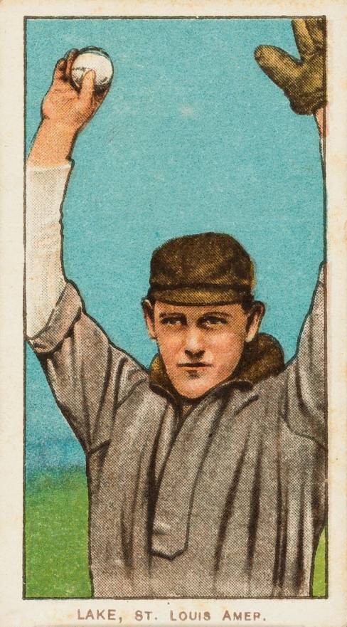 1909 White Borders Cycle 460 Lake, St. Louis Amer. #273 Baseball Card