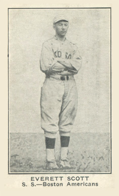 1921 Witmor Candy Everett Scott # Baseball Card