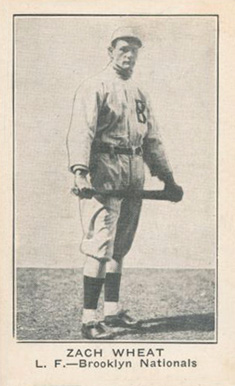 1921 Witmor Candy Zach Wheat #130 Baseball Card
