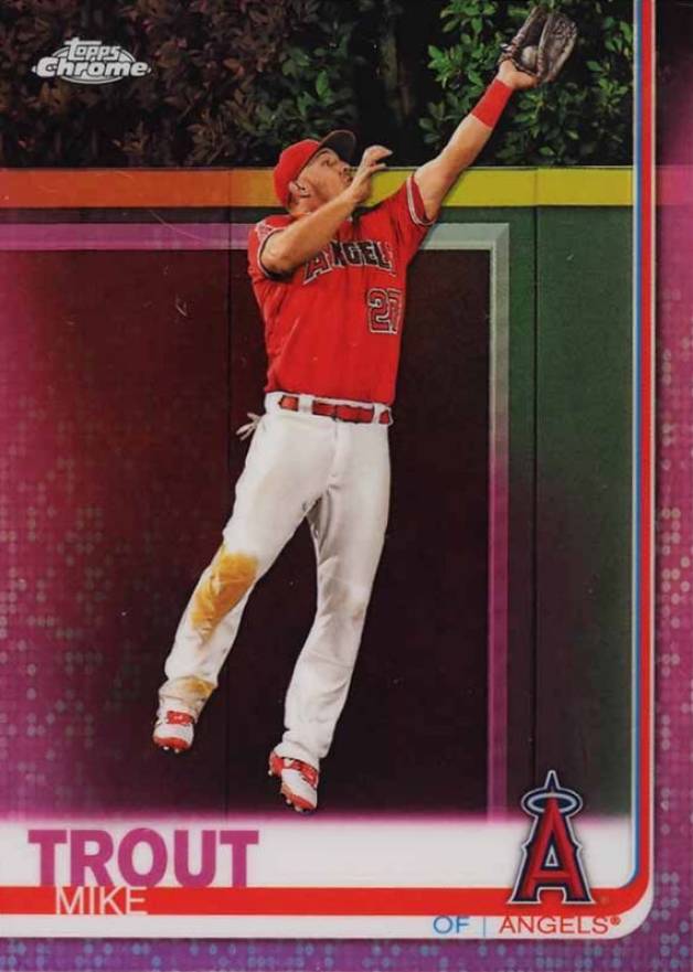 2019 Topps Chrome Mike Trout #200 Baseball Card