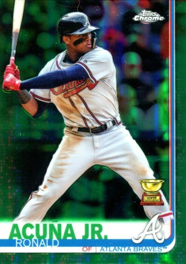 2019 Topps Chrome Ronald Acuna Jr. #117 Baseball Card