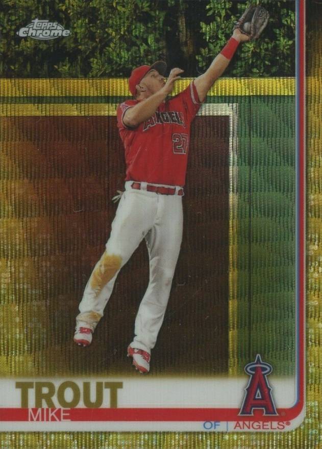 2019 Topps Chrome Mike Trout #200 Baseball Card
