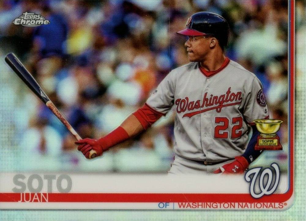 2019 Topps Chrome Juan Soto #155 Baseball Card