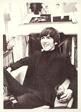 1964 Beatles Movie George Harrison takes a welcome break... #35 Non-Sports Card