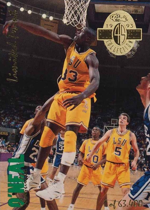1993 Classic 4 Sport Limited Print Shaquille O'Neal #LP6 Basketball Card