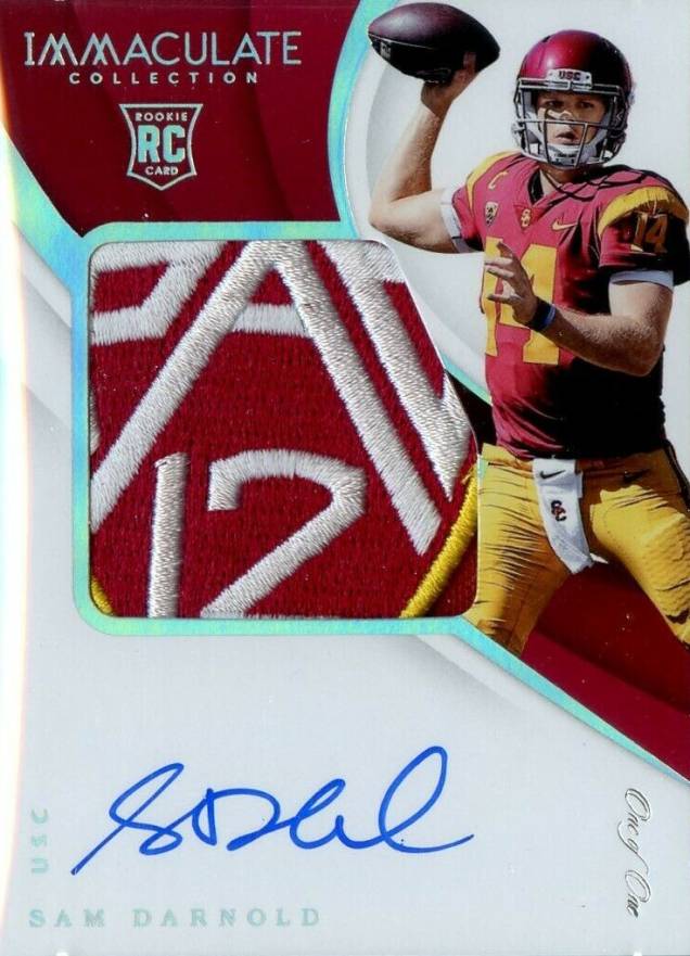 2018 Panini Immaculate Collection  Sam Darnold #102 Football Card