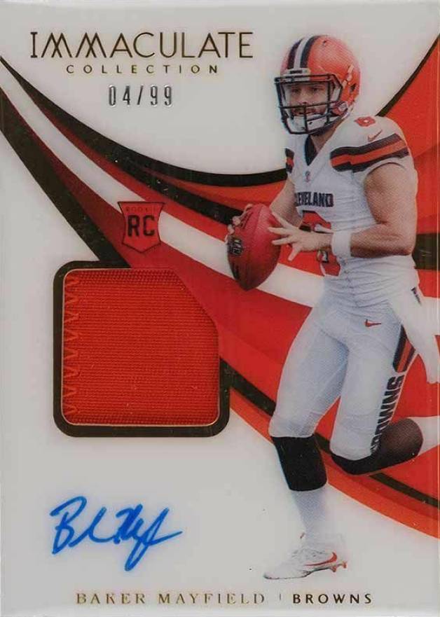 2018 Panini Immaculate Collection  Baker Mayfield #101 Football Card
