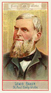 1888 Allen & Ginter American Editors-Small Lewis Baker #4 Non-Sports Card