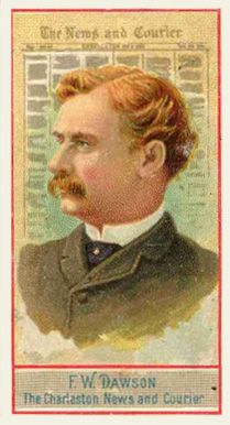 1888 Allen & Ginter American Editors-Small F.W. Dawson #17 Non-Sports Card