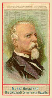 1888 Allen & Ginter American Editors-Small Murat Halstead #23 Non-Sports Card