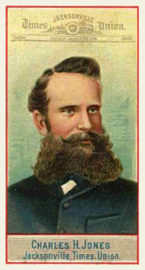 1888 Allen & Ginter American Editors-Small Charles H. Jones #25 Non-Sports Card