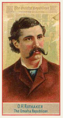 1888 Allen & Ginter American Editors-Small O.H. Rothaker #42 Non-Sports Card