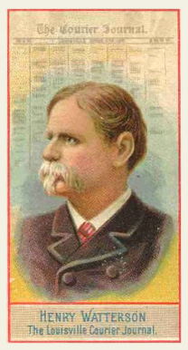 1888 Allen & Ginter American Editors-Small Henry Watterson #50 Non-Sports Card