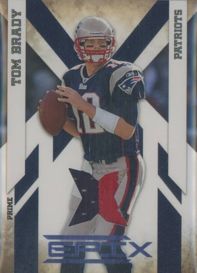 2010 Panini Epix Tom Brady #58 Football Card