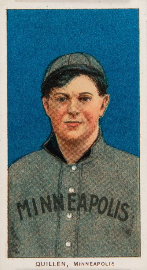 1909 White Borders Cycle 350 Quillen, Minneapolis #401 Baseball Card