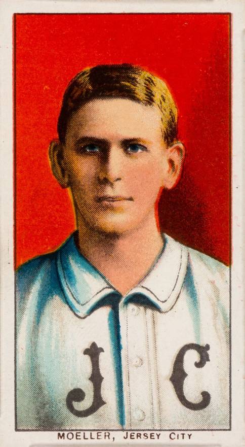 1909 White Borders Cycle 350 Moeller, Jersey City #340 Baseball Card