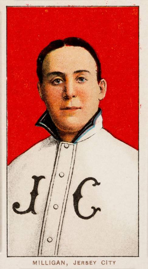 1909 White Borders Cycle 350 Milligan, Jersey City #337 Baseball Card