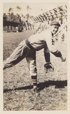 1933 Worch Cigar Van Mungo # Baseball Card