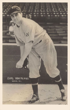 1933 Worch Cigar Earl Whitehill # Baseball Card