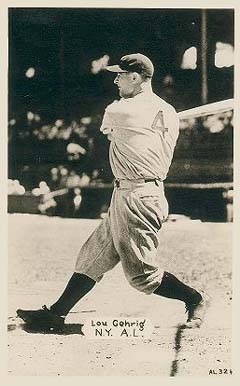 1933 Worch Cigar Lou Gehrig # Baseball Card