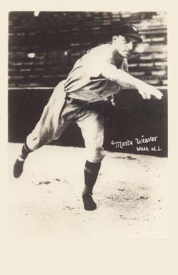 1933 Worch Cigar Monte Weaver # Baseball Card