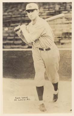 1933 Worch Cigar Sam West # Baseball Card