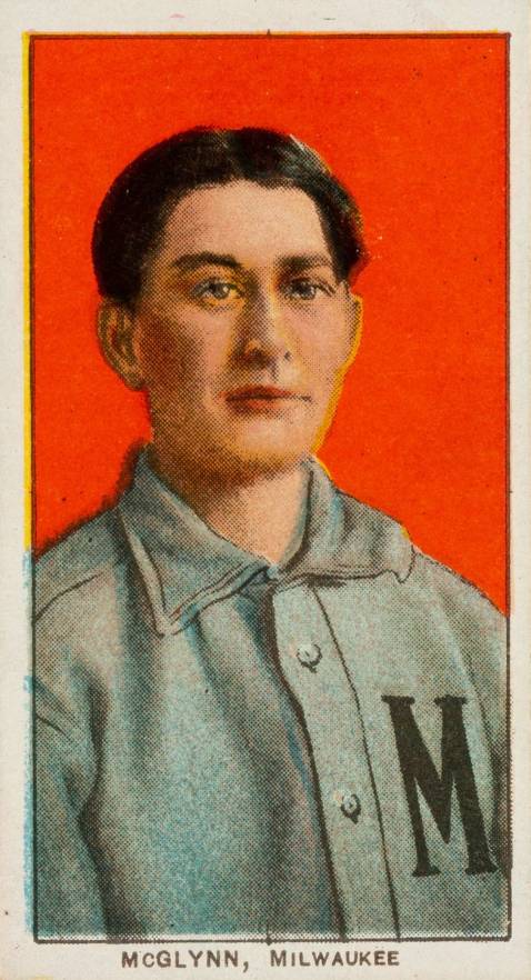 1909 White Borders Cycle 350 McGlynn, Milwaukee #319 Baseball Card