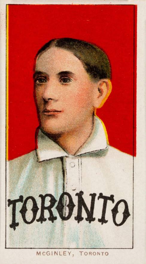 1909 White Borders Cycle 350 McGinley, Toronto #317 Baseball Card